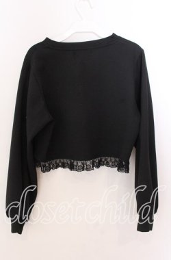 画像3: m petit by misako / MSKバラBフリルボレロ Ｍ クロ O-25-11-11-2029-LO-TO-IG-OS