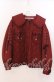画像1: Secret Honey / ハートボタンキルティングブルゾン  ワイン O-25-11-11-2030-CA-JA-IG-OS (1)