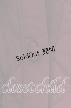 画像3: Secret Honey / ハートボタンキルティングブルゾン  ワイン O-25-11-11-2030-CA-JA-IG-OS