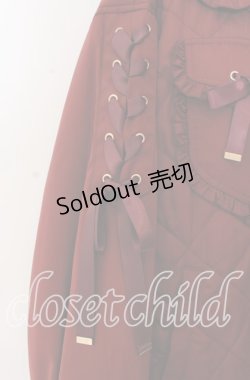 画像4: Secret Honey / ハートボタンキルティングブルゾン  ワイン O-25-11-11-2030-CA-JA-IG-OS