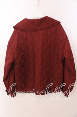 画像5: Secret Honey / ハートボタンキルティングブルゾン  ワイン O-25-11-11-2030-CA-JA-IG-OS