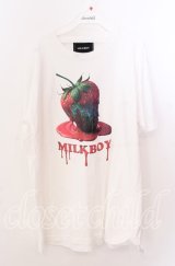 MILKBOY / BERRY TEE　Tシャツ ＸＬ ホワイト O-25-11-11-2031-MB-TS-IG-ZT280