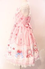 画像6: Angelic Pretty / Be My Valentineジャンパースカート  ピンク O-25-11-11-006-AP-OP-IG-OS (6)