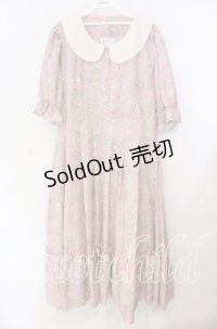 m petit by misako×NINA’S / ワンピース 3Ｌ ピンク O-25-11-11-097-LO-OP-IG-OS