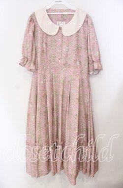 画像1: mpetit by misako×NINA’S / ワンピース 3Ｌ ピンク O-25-11-11-097-LO-OP-IG-OS