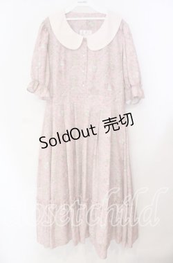 画像1: m petit by misako×NINA’S / ワンピース 3Ｌ ピンク O-25-11-11-097-LO-OP-IG-OS