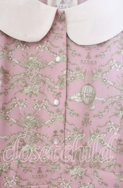 画像2: mpetit by misako×NINA’S / ワンピース 3Ｌ ピンク O-25-11-11-097-LO-OP-IG-OS