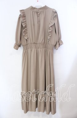 画像3: m petit by misako / NINA'SコラボAMハイショクメローワンピース 3Ｌ ベージュ O-25-11-11-098-LO-OP-IG-OS