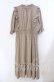 画像3: m petit by misako / NINA'SコラボAMハイショクメローワンピース 3Ｌ ベージュ O-25-11-11-098-LO-OP-IG-OS (3)
