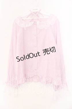 画像1: FLC / ホルターネックブラウス 3L ピンク O-25-11-11-099-LO-BL-IG-OS