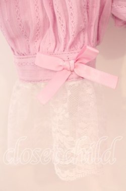 画像2: FLC / ホルターネックブラウス 3L ピンク O-25-11-11-099-LO-BL-IG-OS