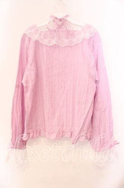 画像3: FLC / ホルターネックブラウス 3L ピンク O-25-11-11-099-LO-BL-IG-OS