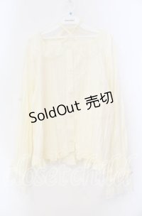 FLC / ホルターネックブラウス 4L アイボリー O-25-11-11-100-LO-BL-IG-OS