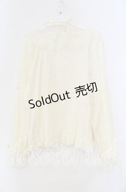 画像3: FLC / ホルターネックブラウス 4L アイボリー O-25-11-11-100-LO-BL-IG-OS