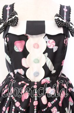 画像2: Angelic Pretty / Candy Ornamentジャンパースカート  クロ O-25-11-11-007-AP-OP-IG-OS