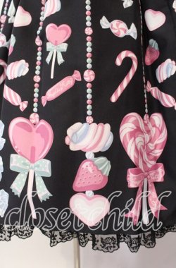画像4: Angelic Pretty / Candy Ornamentジャンパースカート  クロ O-25-11-11-007-AP-OP-IG-OS