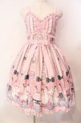 Angelic Pretty / Princess Puppyジャンパースカート  ピンク O-25-11-11-008-AP-OP-IG-OS