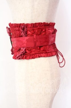 画像3: Hoshibako Works / 藤花集 中華風コルセット  ワイン O-25-11-11-010-LO-JA-OW-OS