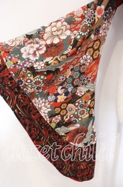 画像3: Qutie Frash / オフショル着物カーデ  レッド O-25-11-11-011-QU-TO-OW-OS