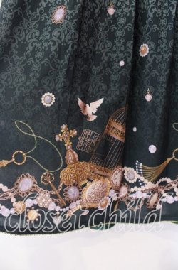 画像3: axes femme / アンティーク柄2WAYスカート M グリーン O-25-11-11-015-AX-SK-OW-OS