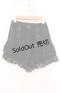 LIZ LISA / フリルインナーパンツ  クロ O-25-11-11-017-LO-PA-OW-OS