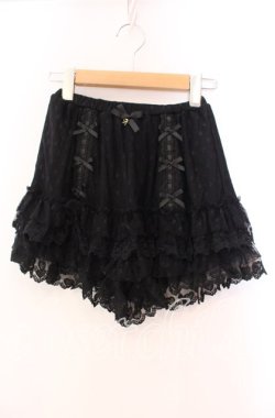 画像1: LIZ LISA / フリルインナーパンツ  クロ O-25-11-11-017-LO-PA-OW-OS