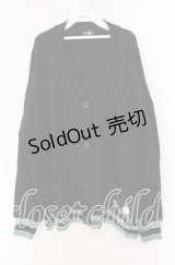 NieR Clothing / UNISEXシエルニットカーディガン【ポケット付き】  ブラック O-25-11-11-018-PU-TO-IG-OS