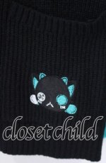 画像2: 【SALE】NieR CLOTHING / シエル配色ニット  ブラック O-25-11-11-019-PU-TO-IG-ZT342 (2)