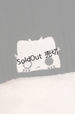 画像3: NieR Clothing / フェイクレイヤードニットカーディガン  ブラック×ホワイト O-25-11-11-020-PU-TO-IG-ZT342