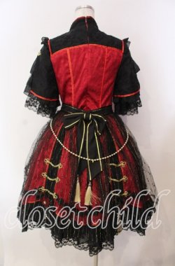 画像6: Alice Girl / ”猫猫娘”中華風ワンピース M クロ×アカ O-25-11-11-002-EL-OP-OW-OS