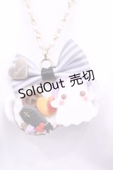 チェルシィ / ハロウィンプレートネックレス  シロ O-25-11-12-059-LO-AC-IG-OS