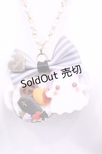 チェルシィ / ハロウィンプレートネックレス  シロ O-25-11-12-059-LO-AC-IG-OS