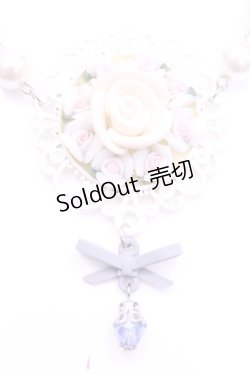 画像1: Blue monodrama / ローズネックレス  シロ×サックス O-25-11-12-063-LO-AC-IG-OS