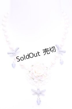 画像2: Blue monodrama / ローズネックレス  シロ×サックス O-25-11-12-063-LO-AC-IG-OS