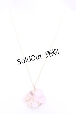 画像2: REILA heart pink ring / ハートフラワーネックレス  ゴールド×ピンク O-25-11-12-066-LO-AC-IG-OS