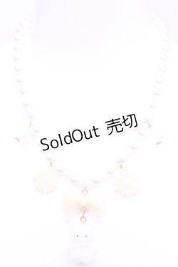 画像2: Haku Healing / くまとリボンのビースネックレス   O-25-11-12-069-LO-AC-IG-OS