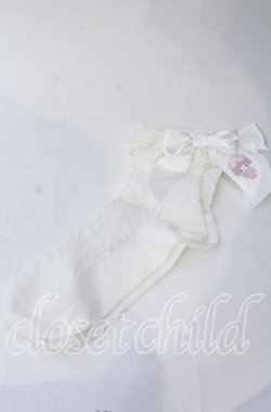 画像1: m petit by misako / サンリオキャラクターズコラボクルーソックス  シロ O-25-11-12-1019-LO-ZA-OW-OS
