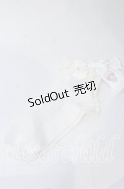画像1: m petit by misako / サンリオキャラクターズコラボクルーソックス  シロ O-25-11-12-1019-LO-ZA-OW-OS