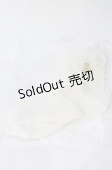 m petit by misako / ロゴ刺繍＆フリルクルーソックス  アイボリー O-25-11-12-1021-LO-ZA-OW-OS