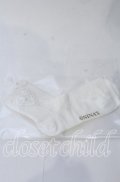 m petit by misako / ハートレース付きクルーソックス  シロ O-25-11-12-1023-LO-ZA-OW-OS