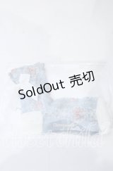 m petit by misako / サンリオキャラクターズコラボリボンレース柄クルーソックス  サックス O-25-11-12-1003-LO-ZA-OW-OS