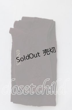 画像1: m petit by misako / NINA‘Sオーバーニー  ワイン O-25-11-12-1030-LO-ZA-OW-OS