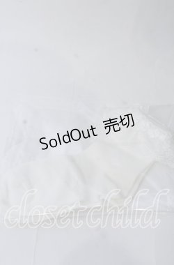 画像1: m petit by misako / レース＆リボン付きクルーソックス  シロ O-25-11-12-1033-LO-ZA-OW-OS