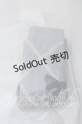 FLC / ECHSOVKレースアップ　オーバーニーソックス  アオ O-25-11-12-1036-LO-ZA-OW-OS