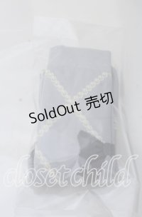 FLC / ECHSOVKレースアップ　オーバーニーソックス  アオ O-25-11-12-1036-LO-ZA-OW-OS