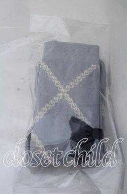 画像1: FLC / ECHSOVKレースアップ　オーバーニーソックス  アオ O-25-11-12-1036-LO-ZA-OW-OS