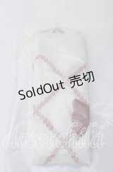 FLC / ECHSOVKレースアップ　オーバーニーソックス  アイボリー O-25-11-12-1037-LO-ZA-OW-OS