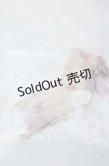 m petit by misako / サンリオキャラクターズコラボリボンレース柄クルーソックス  ピンク O-25-11-12-1004-LO-ZA-OW-OS