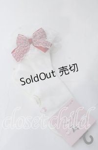 m petit by misako / サンリオキャラクターズコラボ コギミュン ソックス 23ｃｍ〜25ｃｍ シロ×アカ O-25-11-12-1042-LO-ZA-OW-OS