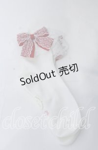 m petit by misako / サンリオキャラクターズコラボ コギミュン ソックス  シロ×アカ O-25-11-12-1043-LO-ZA-OW-OS